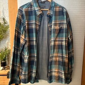 Eddie Bauer Men's Multicolor Plaid Shirt Jacket